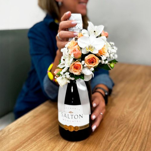 Espumante Salton Brut Rose - Drinks e Flores