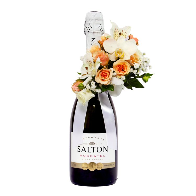 Espumante Salton Brut Rose - Drinks e Flores