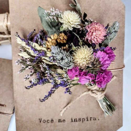 Cartão Floral para Presente